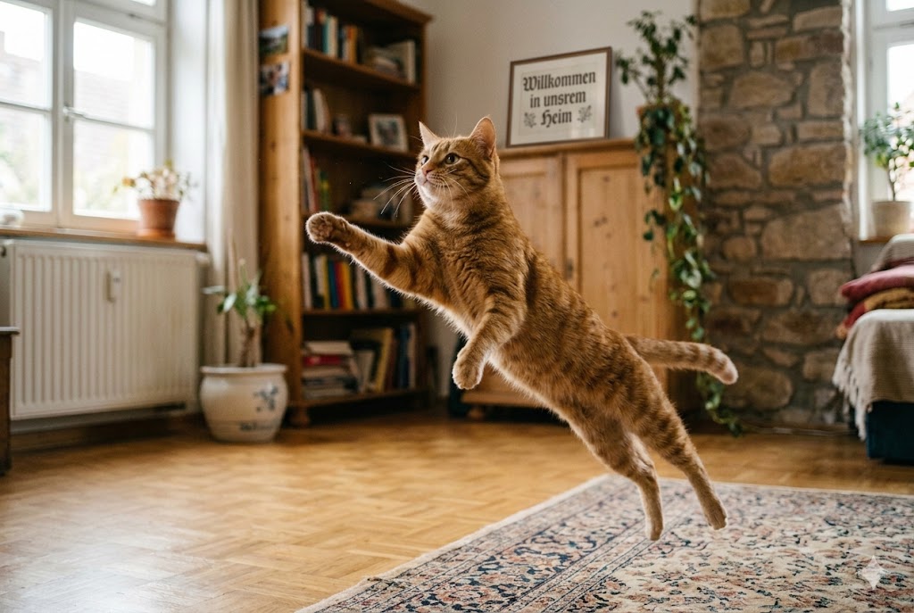 Warum jagen Katzen bewegte Objekte?