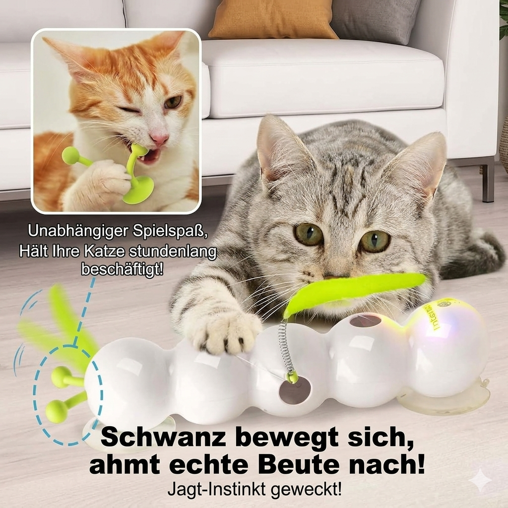 Intelligentes Whack-A-Worm Interaktives Katzenspielzeug