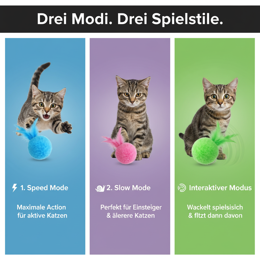 Drei Modi. Drei Spielstile.