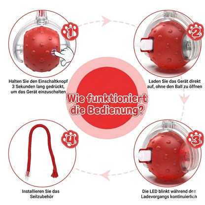 Automatischer beweglicher Katzenball mit Sound