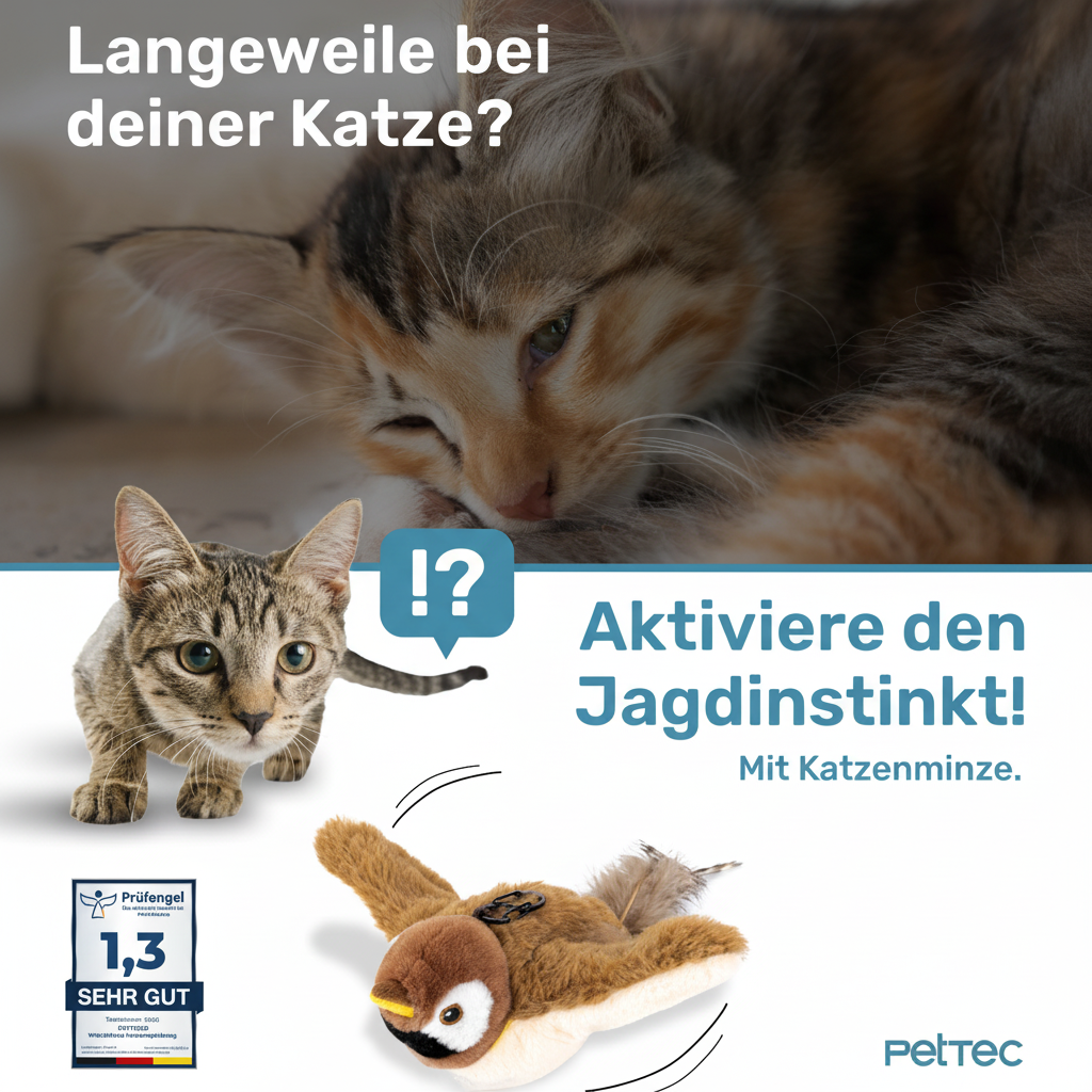Langeweile bei deiner Katze – Aktiviere den Jagdinstinkt