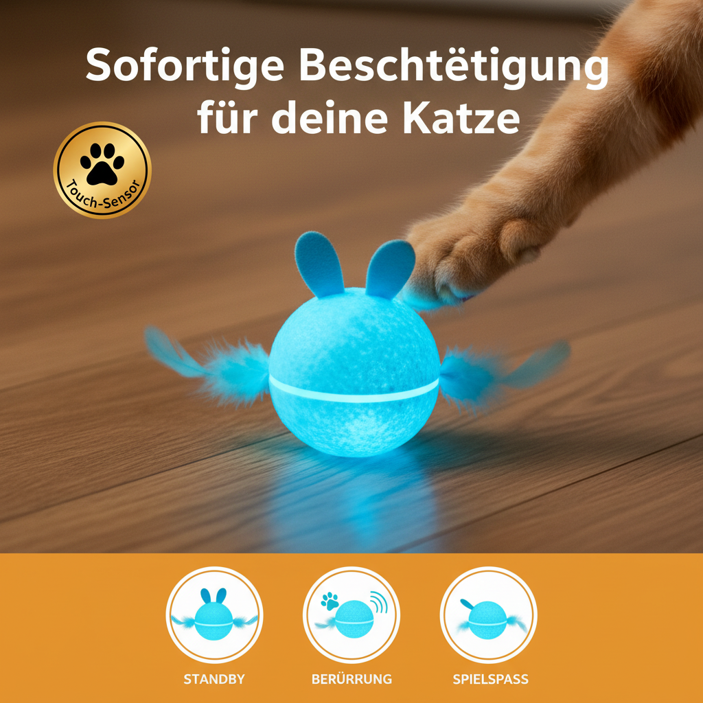 Sofortige Beschäftigung für deine Katze